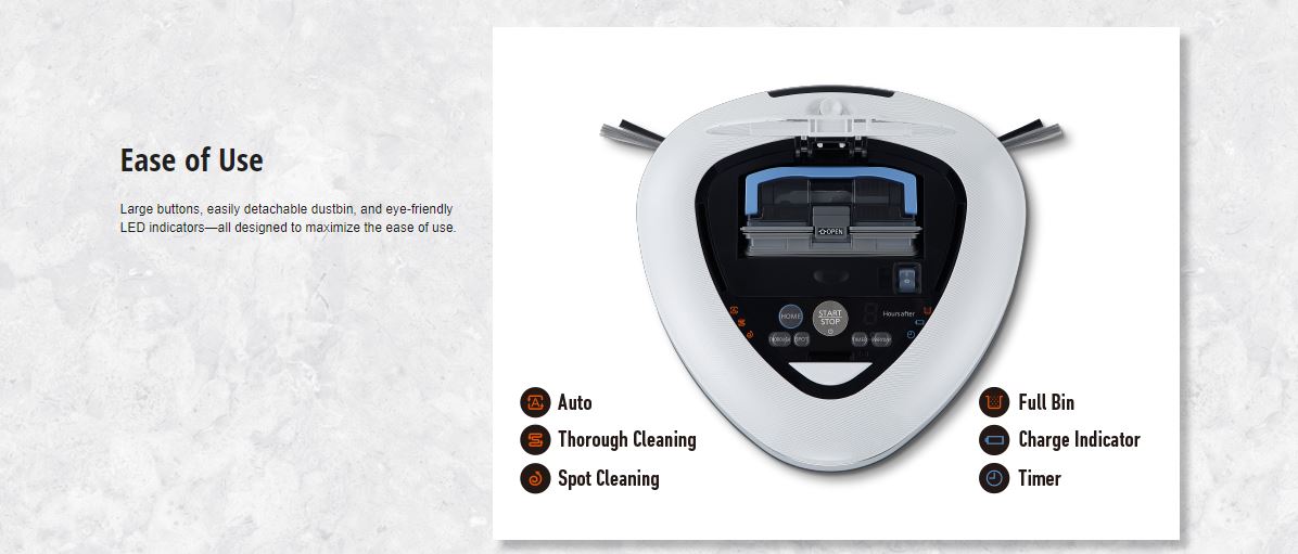 PANASONIC ROBOTIC VACUUM CLEANER - RULO MCRS1AW | BANHUAT.COM PANASONIC ROBOTIC VACUUM CLEANER - RULO MCRS1AW | BANHUAT.COM